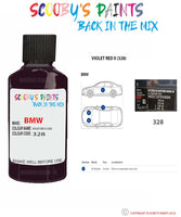 Paint For Bmw Violet Red Ii Paint Code 328 Touch Up Paint Repair Detailing Kit
