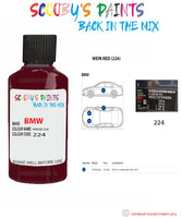 Paint For Bmw Wein Red Paint Code 224 Touch Up Paint Repair Detailing Kit
