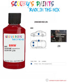 Paint For Bmw Zinnober Red Paint Code Zr Touch Up Paint Repair Detailing Kit