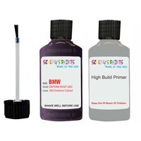 anti rust primer undercoat bmw 3 Series Daytona Violet Code 283 Touch Up Paint Scratch Stone Chip