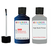 anti rust primer undercoat bmw X3 Montreal Blue Code 297 Touch Up Paint Scratch Stone Chip Repair