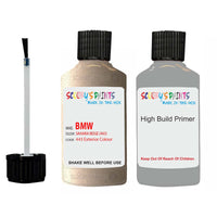anti rust primer undercoat bmw 3 Series Sahara Beige Code 443 Touch Up Paint Scratch Stone Chip