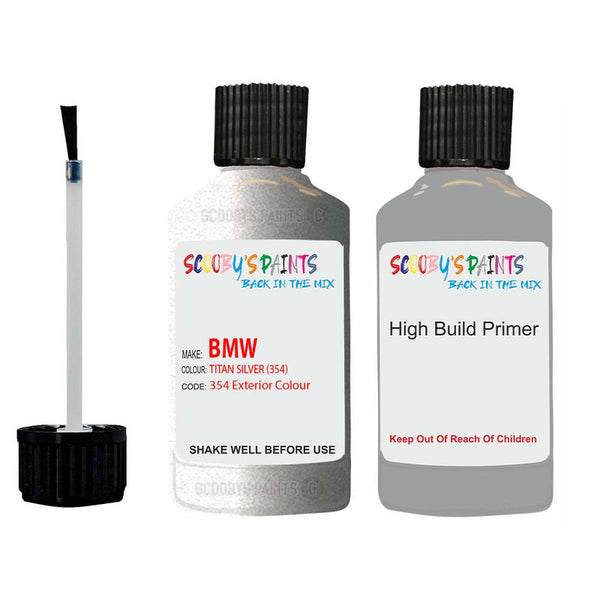 thumbnail image 2 of BMW 354 Titansilber Metallic Spray Paint Kit – With Primer & Clear Coat, Compatible Touch-Up, 354-gBM-bpc 2 of 5