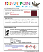 Paint For Bmw Karmin Red Paint Code 172 Touch Up Paint Repair Detailing Kit