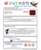 Paint For Bmw Ziegel Red Paint Code 365 Touch Up Paint Repair Detailing Kit