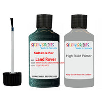 land rover range rover evoque british racing green aintree green paint code sticker location 2129 1al hgy touch up Paint