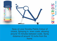 BS381c-104-Azure Blue-400ml Bicycle Paint Frame Code