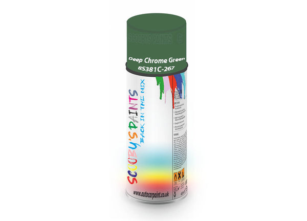 Bike Bicycles Respray Aerosol Spray Paint BS381c-267 Deep Chrome Green