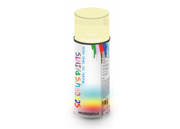 Bike Bicycles Respray Aerosol Spray Paint BS381c-365 Vellum