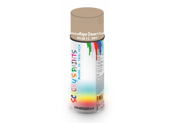 Bike Bicycles Respray Aerosol Spray Paint BS381c-380 Camouflage Desert Sand