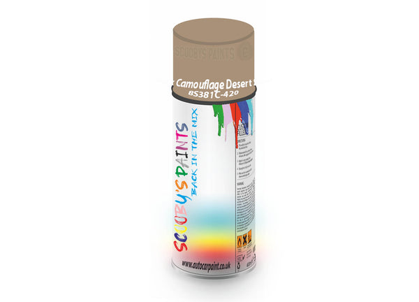 Bike Bicycles Respray Aerosol Spray Paint BS381c-420 Dark Camouflage Desert Sand