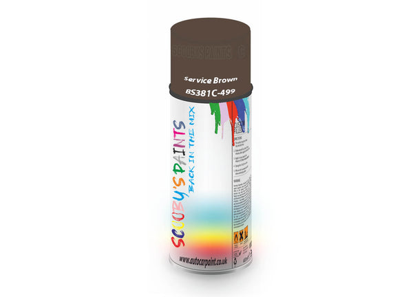 Bike Bicycles Respray Aerosol Spray Paint BS381c-499 Service Brown