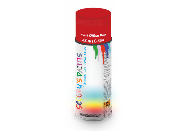 Bike Bicycles Respray Aerosol Spray Paint BS381c-538 Post Office Red