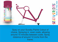 BS381c-542-RUBY-400ml Bicycle Paint Frame Code