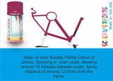 BS381c-542-RUBY-400ml Bicycle Paint Frame Code