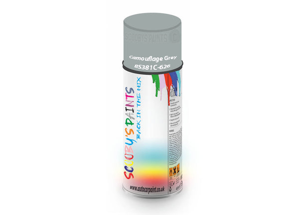 Bike Bicycles Respray Aerosol Spray Paint BS381c-626 Camouflage Grey
