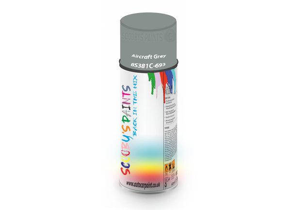 Bike Bicycles Respray Aerosol Spray Paint BS381c-693 Aircraft Grey
