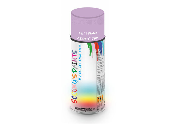 Bike Bicycles Respray Aerosol Spray Paint BS381c-797 Light Violet