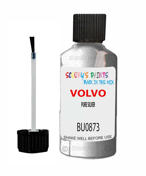 Paint For Volvo V40 Cross Country Pure Silver Code Bu0873 Touch Up Scratch Repair Paint