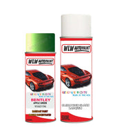 bentley-apple-green-9560196-aerosol-spray-car-paint-clear-lacquer-2014-2020 Body repair basecoat dent colour