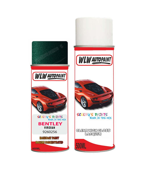bentley viridian 9260256 aerosol spray car paint clear lacquer 2019 2019 Body repair basecoat dent colour