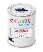 spray gun 2 pack paint Volkswagen Blueberry Blue Code: Lr5R