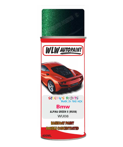Bmw 3 Series Alpine Green Ii Wu08 Mixed to Code Car Body Paint spray gun