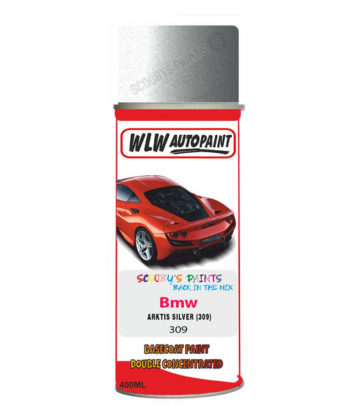 Bmw 5 Series Arctic Silver 309 Mixed to Code Car Body Paint spray gun