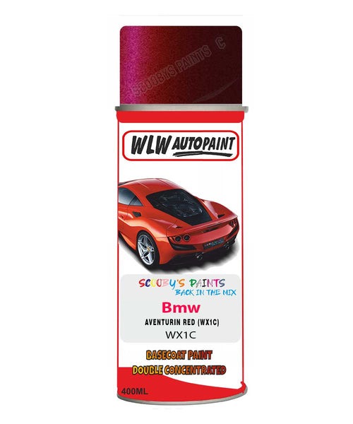 Bmw 7 Series Aventurine Red Wx1C Mixed to Code Car Body Paint spray gun