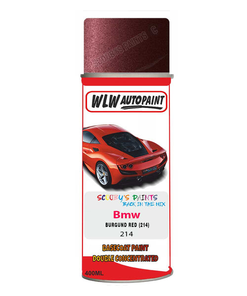 Bmw 3 Series Burgund Red 214 Mixed to Code Car Body Paint spray gun