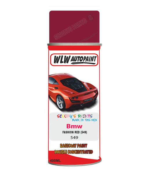 Bmw 3 Series Fashion Red 549 Mixed to Code Car Body Paint spray gun