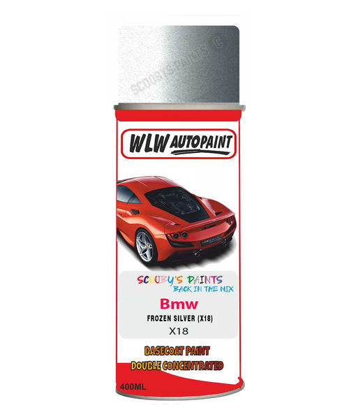 Bmw 4 Series Frozen Silver X18 Mixed to Code Car Body Paint spray gun