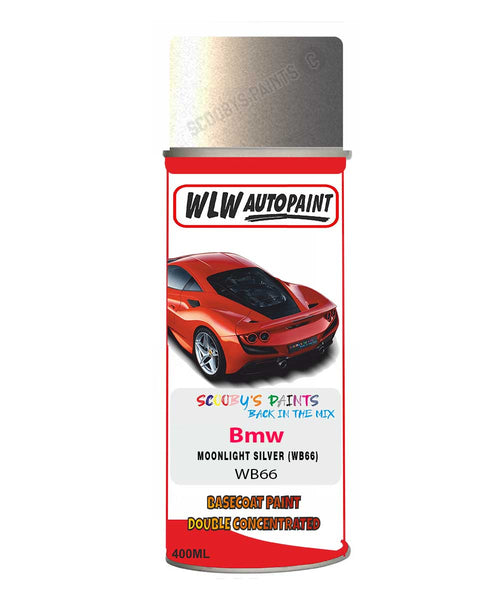 Bmw 2 Series Moonlight Silver Wb66 Mixed to Code Car Body Paint spray gun