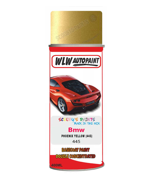 Bmw Z4 Phoenix Yellow 445 Mixed to Code Car Body Paint spray gun