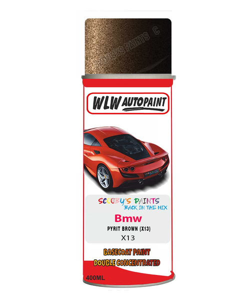 Bmw 4 Series Pyrit Brown X13 Mixed to Code Car Body Paint spray gun