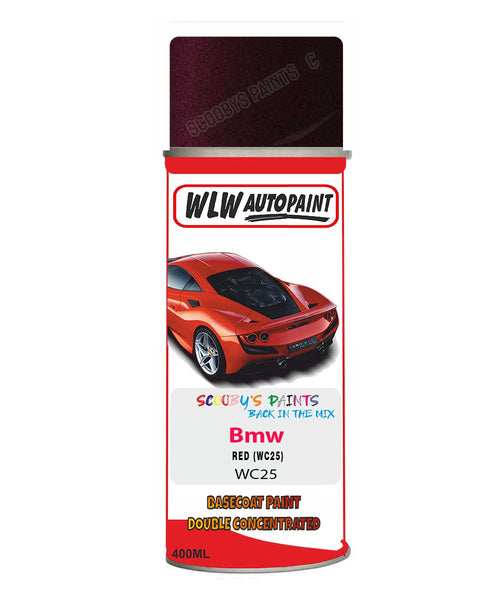 Bmw 1 Series Red Wc25 Mixed to Code Car Body Paint spray gun