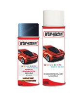 land rover lr3 cairns blue aerosol spray car paint can with clear lacquer jeu 849Body repair basecoat dent colour