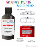 Paint For Acura Legend Charcoal Granite Code Nh531M Touch Up Scratch Stone Chip Repair