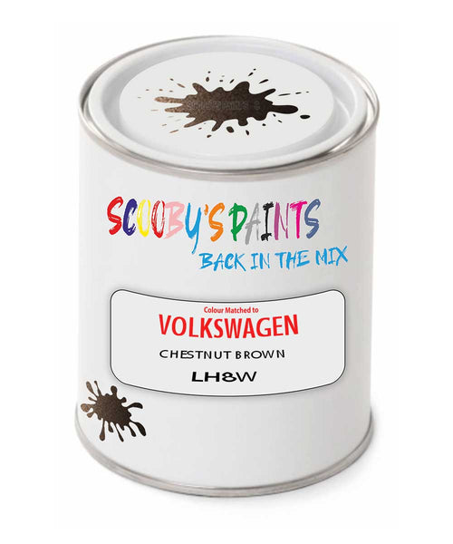 spray gun 2 pack paint Volkswagen Chestnut Brown Code: Lh8W