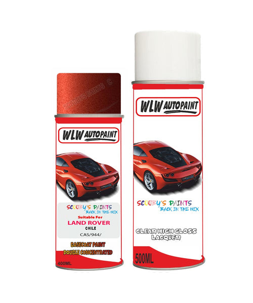 land rover range rover sport chile aerosol spray car paint can with clear lacquer cas 944Body repair basecoat dent colour