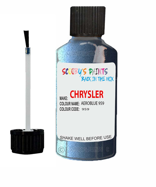 Paint For Chrysler 300 Series Aeroblue Code: 959 Car Touch Up Paint