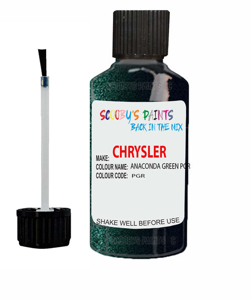 Paint For Chrysler Vision Shale Green Code: Pgr Car Touch Up Paint
