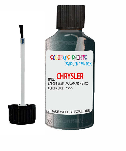 Paint For Chrysler Voyager Aquamarine Code: Yqs Car Touch Up Paint