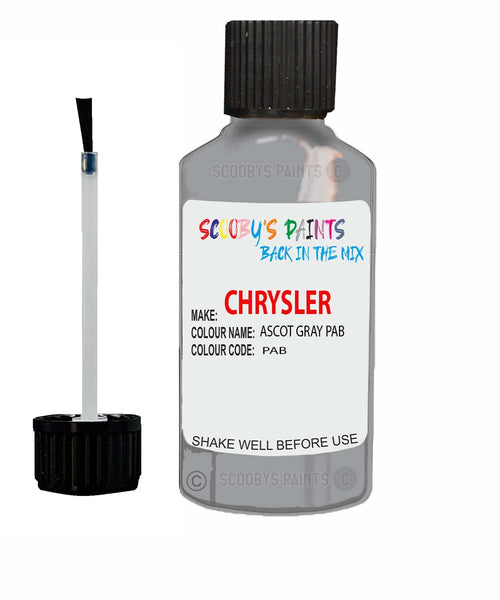 Paint For Chrysler Plymouth Ascot Gray Code: Pab Car Touch Up Paint