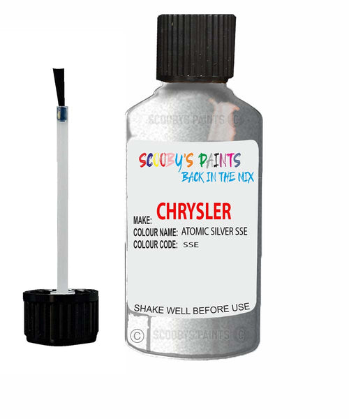 Paint For Chrysler 300 Series Atomic Silver Code: Sse Car Touch Up Paint