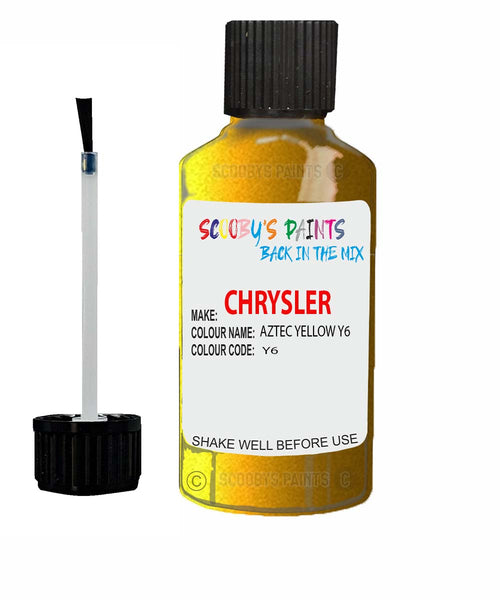 Paint For Chrysler Pt Cruiser Aztec Yellow Code: Y6 Car Touch Up Paint