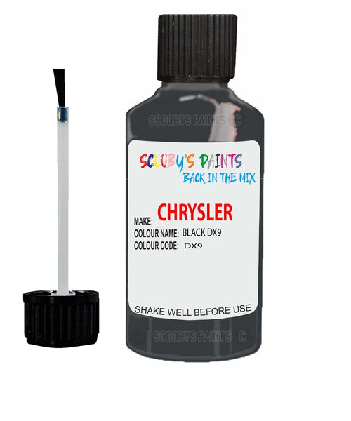Paint For Chrysler Pt Cruiser Black Code: Dx9 Car Touch Up Paint