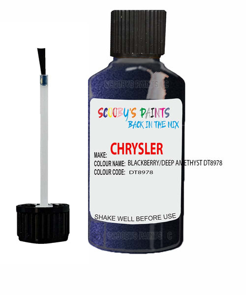 Paint For Chrysler Sebring Blackberry/Deep Amethyst Code: Dt8978 Car Touch Up Paint
