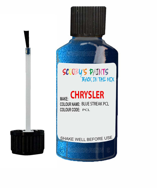 Paint For Chrysler Caliber Blue Streak Code: Pcl Car Touch Up Paint