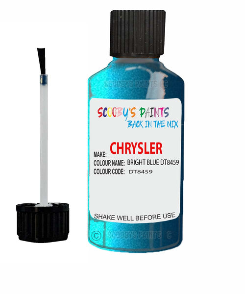 Paint For Chrysler Plymouth Bright Blue Code: Dt8459 Car Touch Up Paint